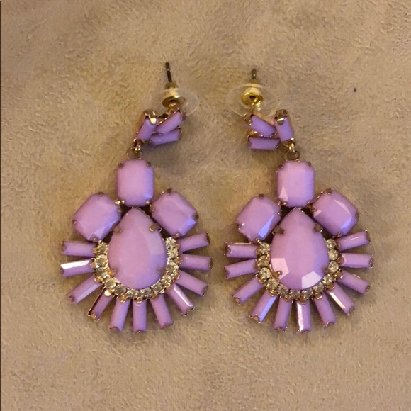 Jewelry - Chandelier Purple Statement Earrings